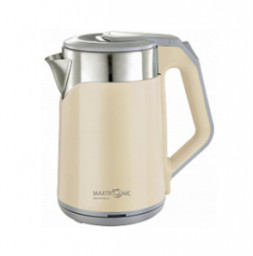 Чайник электрический 2,3л нержавеющая сталь 1800 Вт бежевый MAX-1019