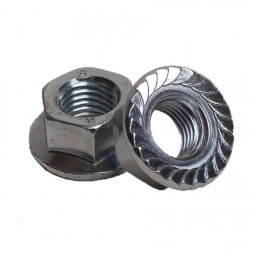 Гайка М6 с фланцем из нержавеющей стали А2 DIN6923