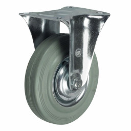 Колесная опора 160мм неповоротная