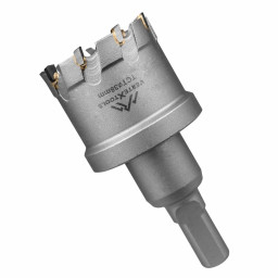 Коронка по металлу твердосплавная с центрирующим сверлом VERTEXTOOLS 38мм