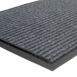 Коврик придверный влаговпитывающий ребристый 40х60 см Стандарт серый