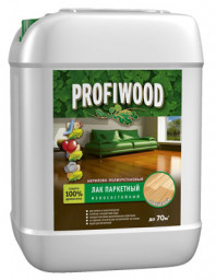 Лак паркетный PROFIWOOD износостойкий ВД глянцевый 0.9 кг