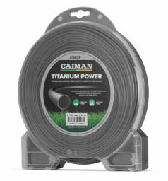 Леска триммерная D3.5мм 41м CAIMAN Titanium Power круглая