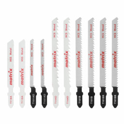 Набор полотен для электролобзика универсальный, 10 шт, T-SET1003 Matrix