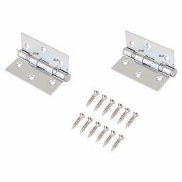 Петля 101х76 дверная АЛЛЮР 2043 2BB-FHP AB  2 подшипник старая бронза 2шт в упаковке БЛИСТЕР