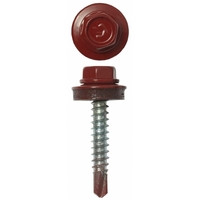 Саморез 4,8*19 ш/гр. кровельный красно-коричневый RАL8017