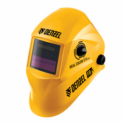 Щиток защитный лицевой (маска сварщика) F8, см. окно 100х50, Real Color, DIN4/5-8/9-13// Denzel