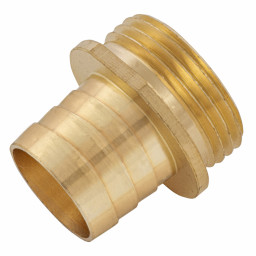 Штуцер для шланга 1" с наружной резьбой Denzel