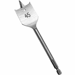 Сверло по дереву перовые, шестигранный хвостовик 45х152 VERTEXTOOLS