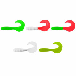 Твистер несъедоб. Helios Credo 3,35"/8,5 см White