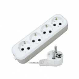 Удлинитель Универсал У10-555 ПВС 3*0,75 4гн. с/з 5м