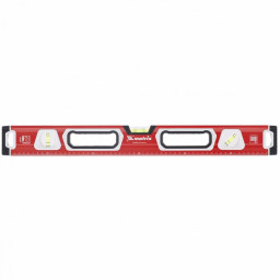 Уровень алюминиевый, магнит, фрезерованный, 3 глазка (1 зеркальный) двухкомпонентные рукоятки, 1200 мм Matrix