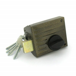 Замок накладной ЗЕНИТ Д-град ЗН1-2.1 бронза