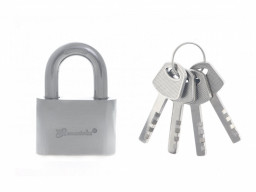 Замок навесной хромированное покрытие 60 мм MATRIX